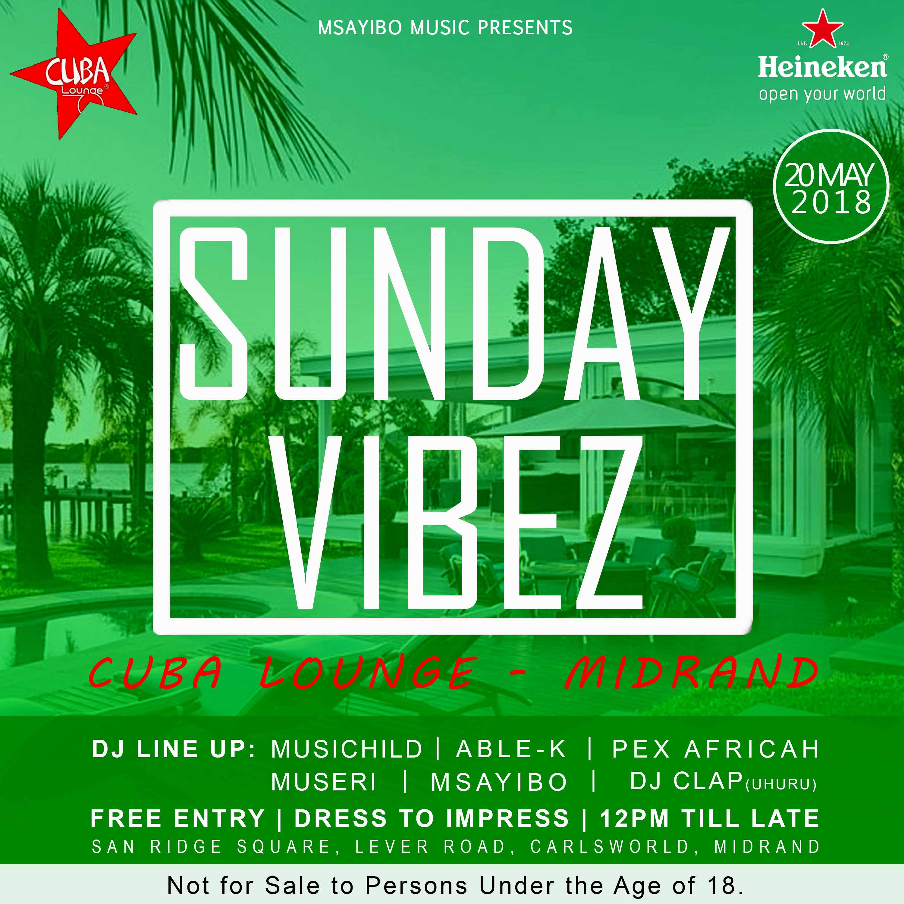 2018-05-20 Sunday Vibez Poster [Heineken]