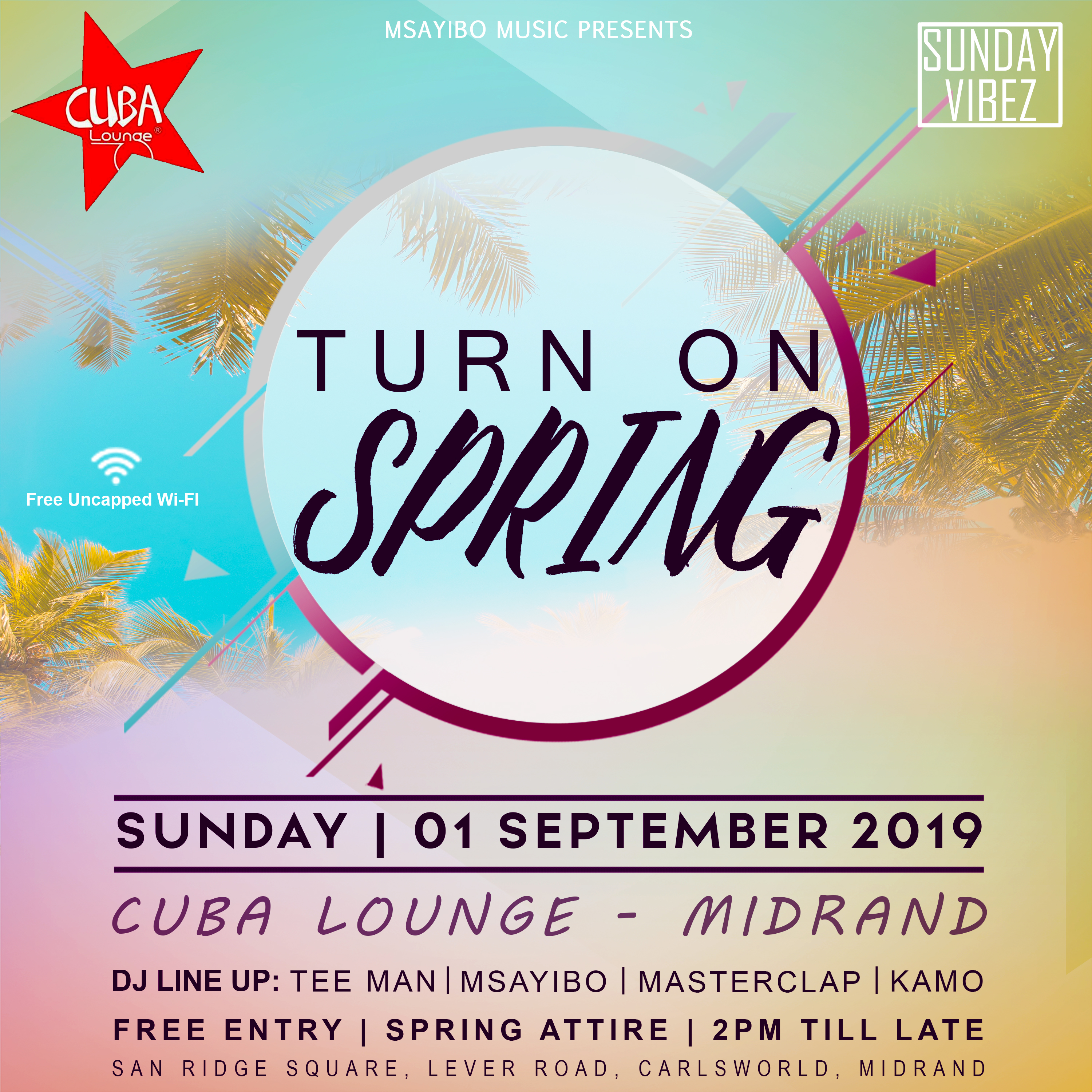 2019-09-01 Sunday Vibez Poster