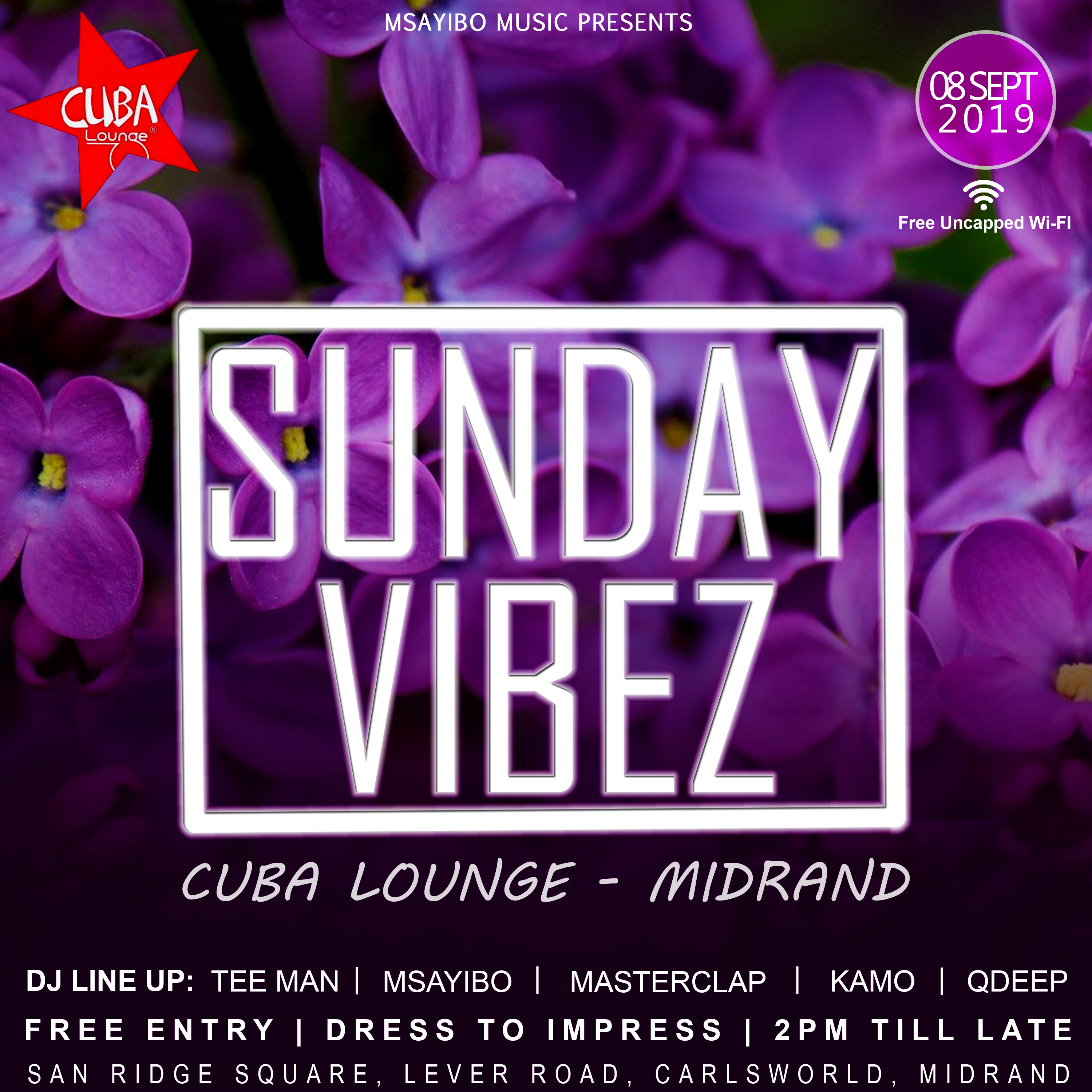 2019-09-08 Sunday Vibez Poster